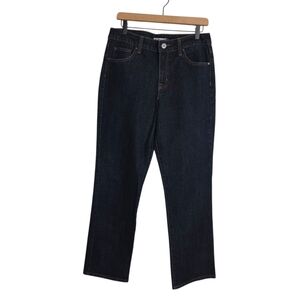 Bandolinoblu | Mandie Dark Indigo High Rise Straight Leg Denim Jeans